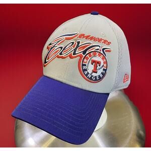 Texas Rangers Baseball Hat New Era 39thirty Large/XL Stretch Fit Cap‎ MLB